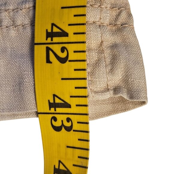 Michael Stars Women’s Linen Pants Beige M Drawstring Coastal Cowgirl Clean Girl - Picture 11 of 12